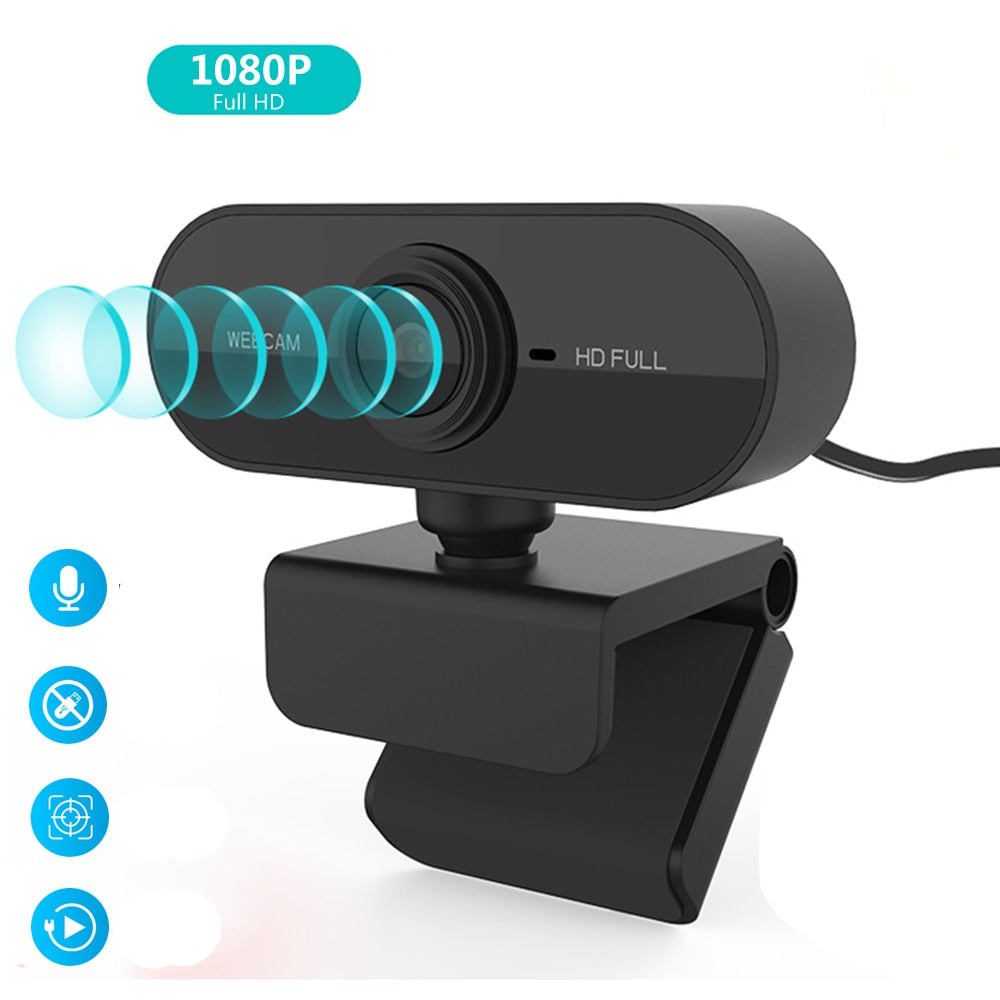 Webcam Full HD1080 Com Micro-fone