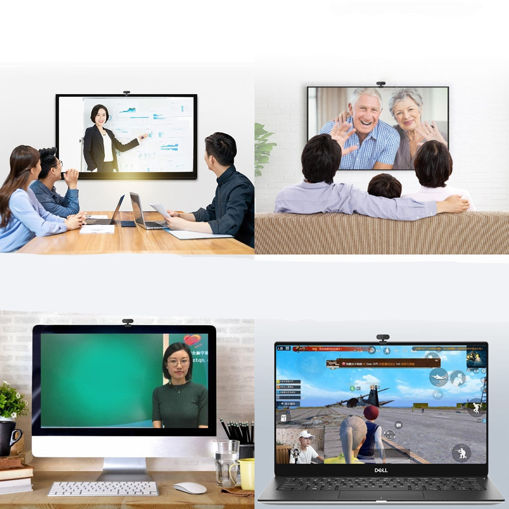 Webcam Full HD1080 Com Micro-fone