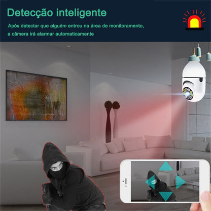 Câmera IP lâmpada - Fácil instalação