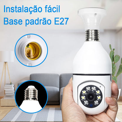 Câmera IP lâmpada - Fácil instalação
