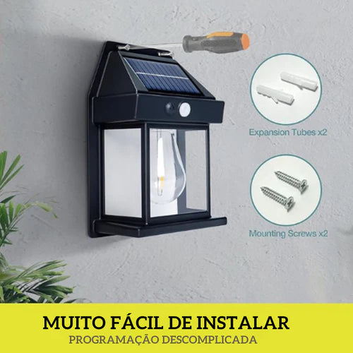 Luminária Solar Decorativa